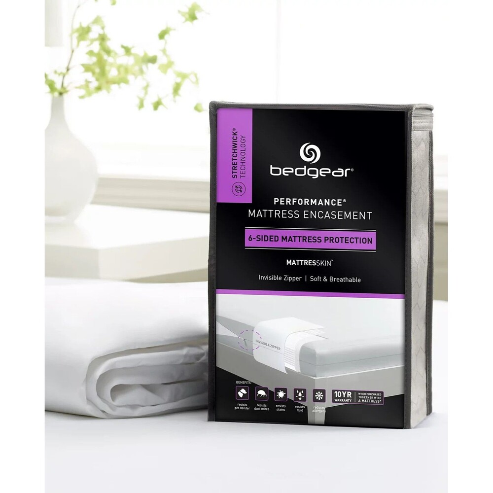 BEDGEAR MattressKin Queen Encasement with StretchWick Technology (Brand New)